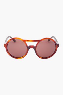 The Row Tortoiseshell Circular Sunglasses for women