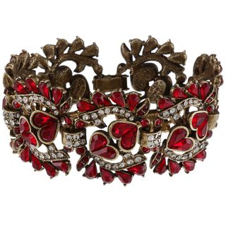 Sweet Romance Vintage Garnet Red Crystal Bracelet Today $109.99 5.0