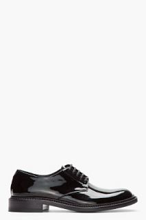 Saint Laurent Black Patent Army 20 Derbys for women