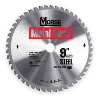 Morse CSM948NSC Circular Saw Bld, Crbde, 9 In, 48 Teeth
