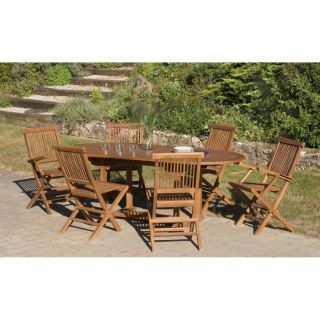 table, 4 chaises et 2 fauteuils teck WATERBASE   Achat / Vente SALON