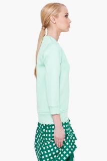 Marc Jacobs Green Three Quarter Sleeve Sweater for women
