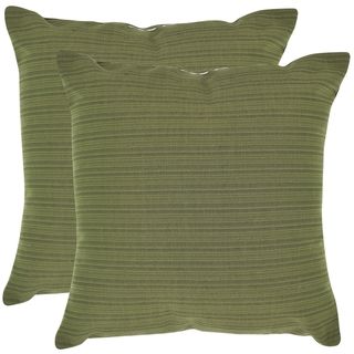 Poolside 20 inch Outdoor Green Pillows (Set of 2)