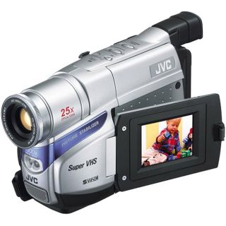 JVC GRSXM38US Compact VHS Silver Camcorder (Refurbished)