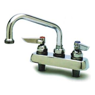 T & S B 1111 Workboard Faucet, 2H Lever, Spout 8 In