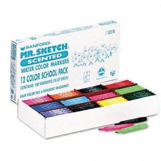 2016   Scented Watercolor Markers, 12 Colors, 192/set