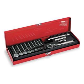 1/2-Inch Sockets Blackhawk By Proto 978250M Drive 44-Piece Metric Combination Set Containing 3/8 