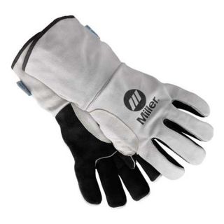 Miller Electric 249194 Welding Gloves, MIG/Stick, Side Split, PR