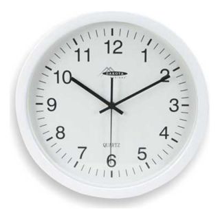 Approved Vendor 2CHZ3 Clock, Rnd, Anlg, 13 3/4in, Walll, White