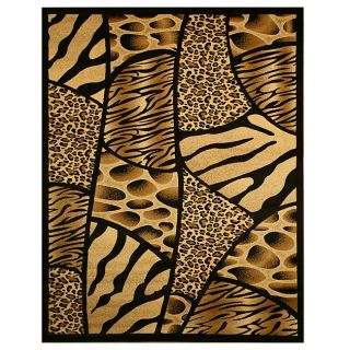 Hand carved Animal Print Leopard Rug (710 x 910)