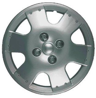 CCI IWC193 14S 14 Inch Clip On Silver Finish Hubcaps   Pack of 4