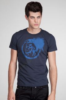 Diesel T pallor Navy T shirt for men