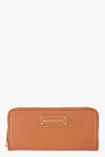 Marc By Marc Jacobs Brown Classic Q Zip Wallet for women