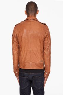 Diesel Lisard Leather Jacket for men