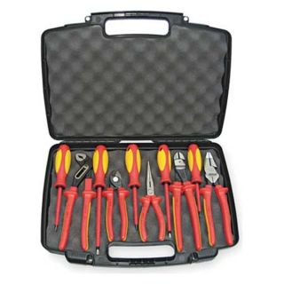 Knipex 9K 98 98 31 US Insulated Tool Set, 10 Pc, Industrial