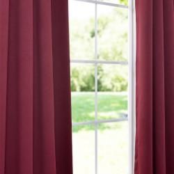 Burgundy Thermal Blackout 120 inch Curtain Panel Pair