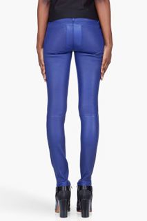Marc By Marc Jacobs Indigo Mirah Leather Leggings for women