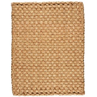 Hand woven Eclipse Basketweave Jute Rug (8 x 10) Today $454.99 Sale