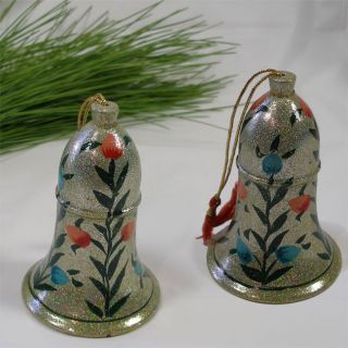 Set of 2 Paper Mache Christmas Ornaments (India) Today $12.89 5.0 (3