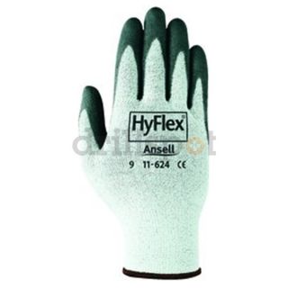 Ansell 288736 11 624 Sz 8 Wht/Blk HYFLEX Cut Resistant Level 2 Glove