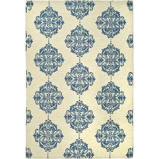 hand hooked miff ivory blue wool rug 3 9 x 5 9 compare $ 121 36 sale $