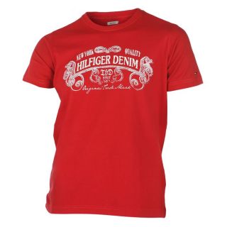 TOMMY HILFIGER T Shirt Homme rouge   Achat / Vente T SHIRT TOMMY