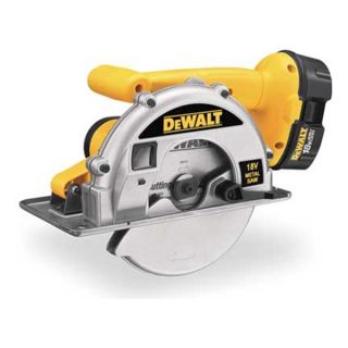 Dewalt DW934K 2 Cordless Circular Saw Kit, 18V, 6 3/4 In, L