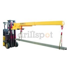 60 WB 30H x 22 1/2W Yellow 6000lb WLL 12 Span Telescopic Winch Boom