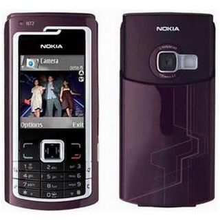 Nokia N72 Plum Tri band Unlocked Cell Phone