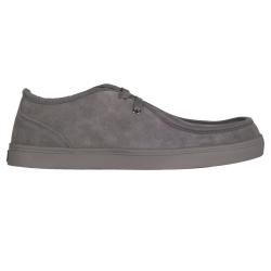 Lugz Mens Sparks Suede Charcoal Shoes