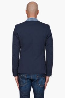 Diesel Navy Combo Jimeneo Blazer for men