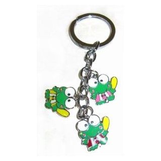 Keroppi Kerokerokeroppi Alloy Enamel 3 in 1 Keychain