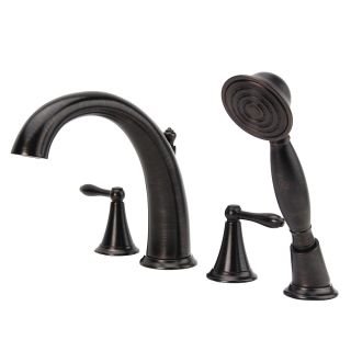 Fontaine Montbeliard Oil Rubbed Bronze Roman Tub Faucet with Handheld