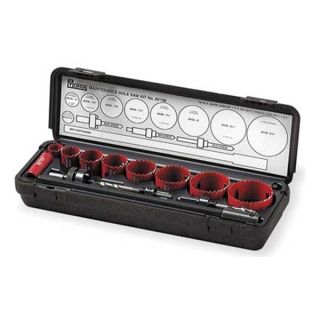 Morse AV100 Hole Saw Kit, 13 PC