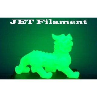 3mm ABS Green Glow in Dark Filament 1.0kg (2.205 lbs) on Spool for 3D