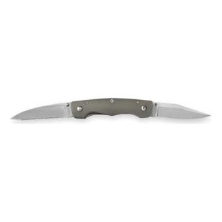 Gerber 22 41123 Double Blade Pocket Knife, Titanium Coat