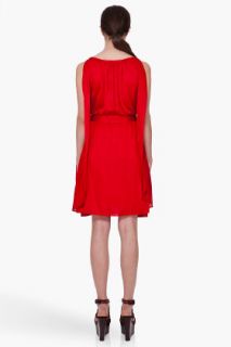 Marc By Marc Jacobs Red Lucinda Jersey Dress for women