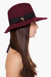 Dsquared2 Burgundy Wool Jennifer Hat for women