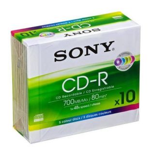 Pack de 10 CD R 700 Mo (10CDQ80NXSLD)   Achat / Vente CD   DVD   BLU