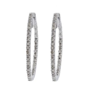 10k White Gold 1/2ct TDW Diamond Hoop Earrings Today $299.99 5.0 (1