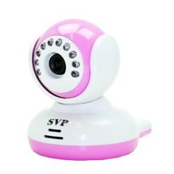 SVP Pink 2.4GHz Wireless Digital Baby Monitor with LCD