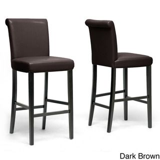 Fergie Faux Leather Bar Stools (Set of 2)