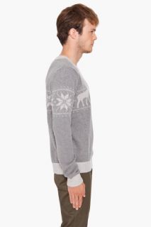 Shades Of Grey By Micah Cohen Reindeer Sweater for men