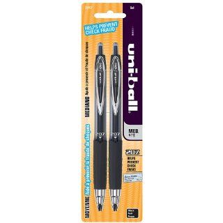uni ball 207 Retractable Medium Point Gel Pens, 2 Black