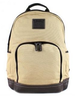 Authentic Coach Canvas Unisex Backpack Laptop Travel Bag