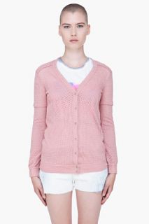 Marc By Marc Jacobs Pink Perforated Cardigan for women