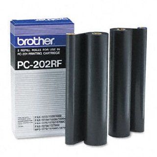 BROTHER Pc202rf Thermal Transfer Refill Roll Black 2/Pack