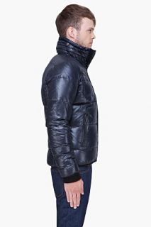 Diesel Black Hooded Wallowyx Jacket for men