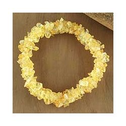 Handcrafted Citrine Morning Muse Stretch Bracelet (India) Today $28