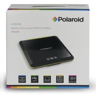 Polaroid External Top Load DVD/CD Writer RW208 (Black